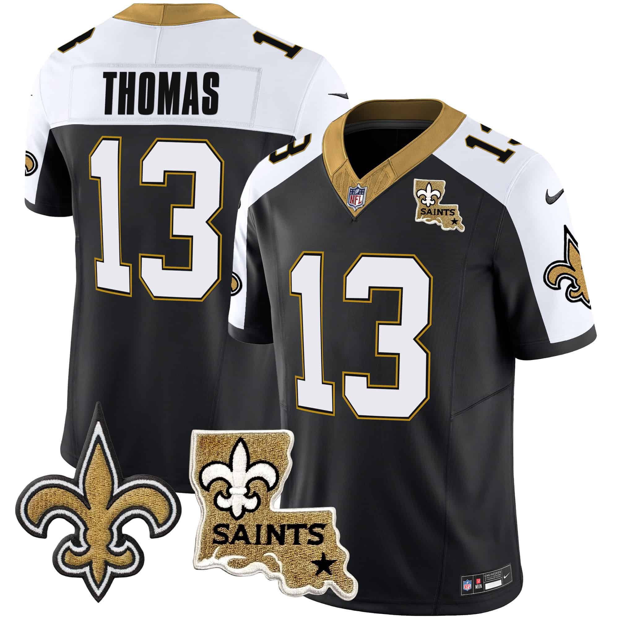 Men New Orleans Saints #13 Thomas Black 2024 Nike Vapor Limited NFL Jersey